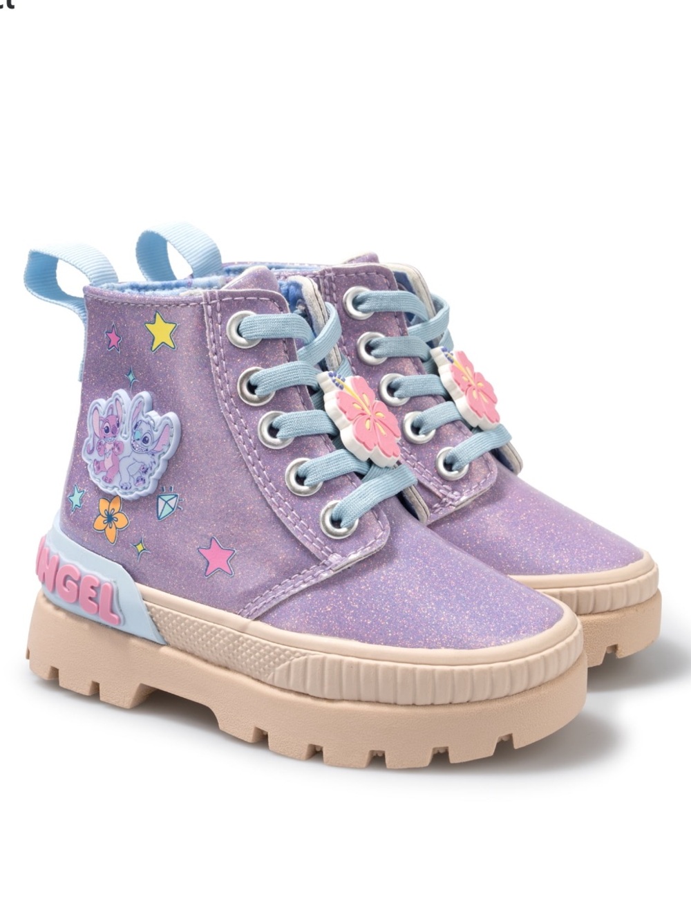 Disney Stitch Toddler Girls Combat Boots